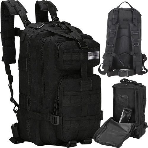 Militär Ryggsäck 35 L – Taktisk Vandringsryggsäck med MOLLE-System & Höftbälte