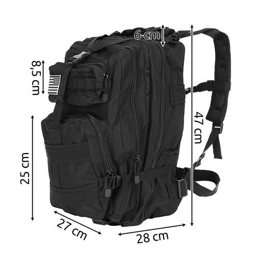 Alternative view of Militär Ryggsäck 35 L – Taktisk Vandringsryggsäck med MOLLE-System & Höftbälte