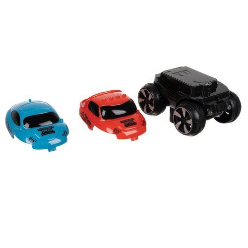 Racerbana 196 Delar – Flexibel Bilbana med LED-bil - Bild 9