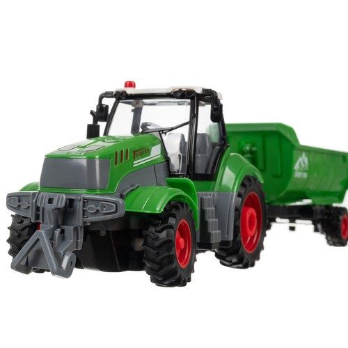 Fjärrstyrd Traktor med Släp – RC Traktor med Tippbart Släp & LED-ljus - Bild 6