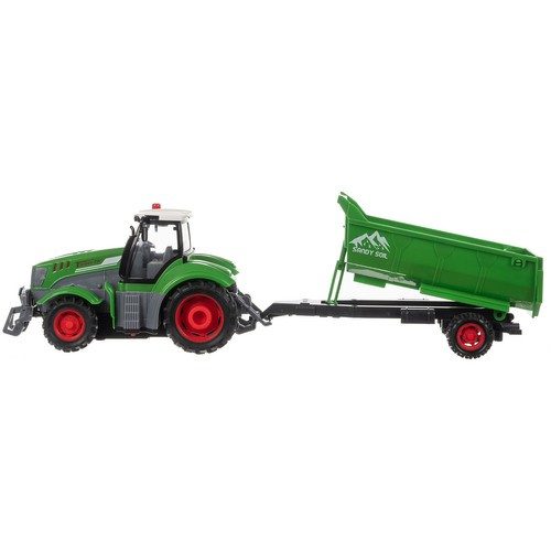 Fjärrstyrd Traktor med Släp – RC Traktor med Tippbart Släp & LED-ljus - Bild 7