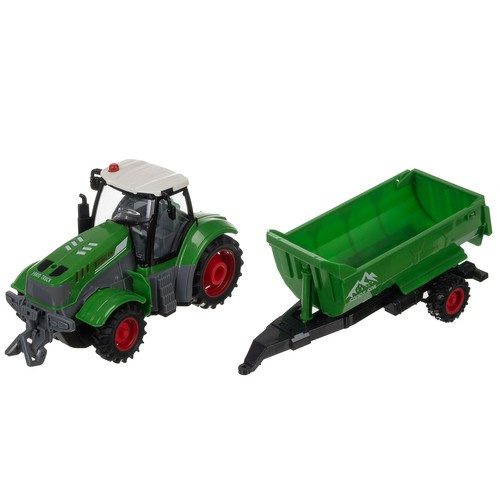 Fjärrstyrd Traktor med Släp – RC Traktor med Tippbart Släp & LED-ljus - Bild 9