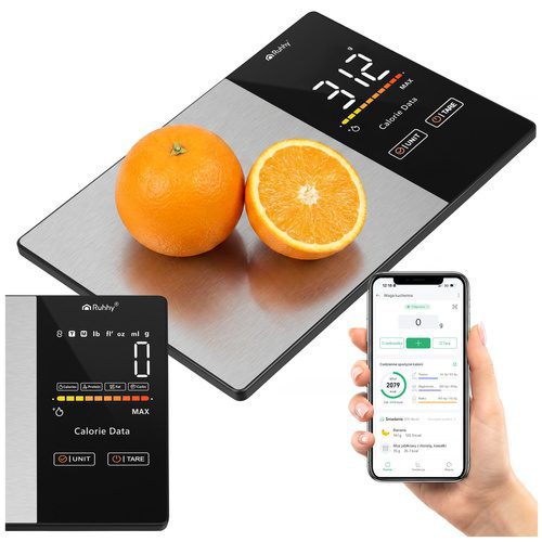 Bluetooth Köksvåg 5 kg – Digital Köksvåg med App, LED-Display & Tarafunktion