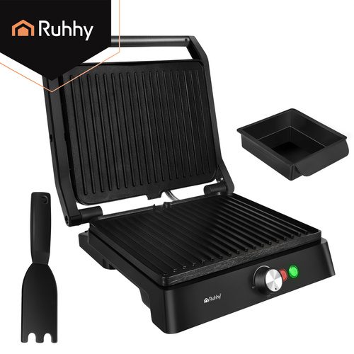 Elektrisk Kontaktgrill 2000 W – Bordsgrill med Temperaturkontroll & Non-Stick Grillplattor - Bild 8