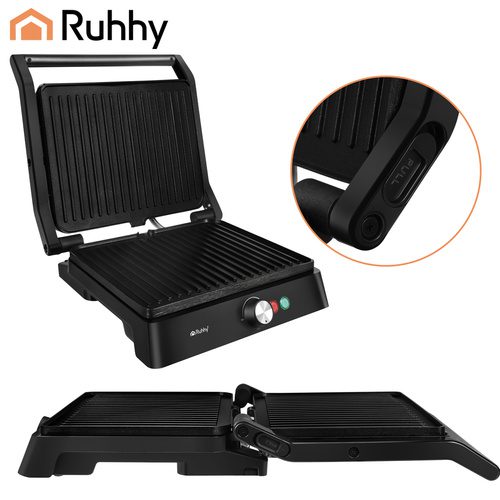 Elektrisk Kontaktgrill 2000 W – Bordsgrill med Temperaturkontroll & Non-Stick Grillplattor - Bild 10