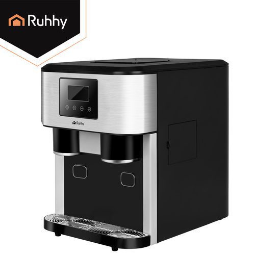 Ismaskin 3-i-1 15 kg/24 h - Iskubsmaskin med Iskross, Kallvattendispenser & LCD-Display - Bild 12