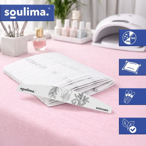 Nagelfilar 100/180 100-pack – Smala Båtformade Nagelfilar - Bild 5