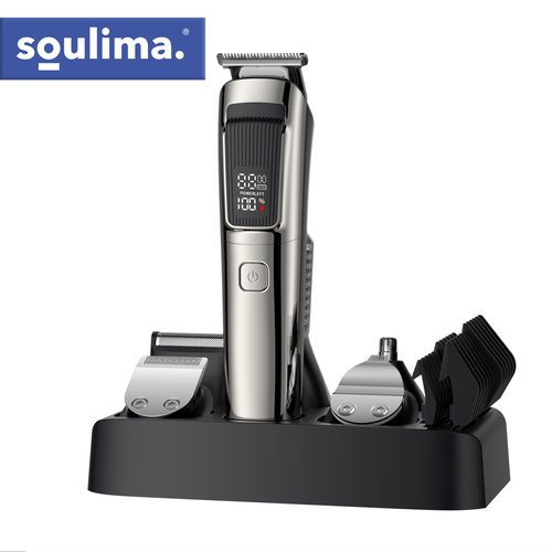 Hårtrimmer & Rakapparat 8-i-1 – Skäggtrimmer med USB-C & Display - Bild 17