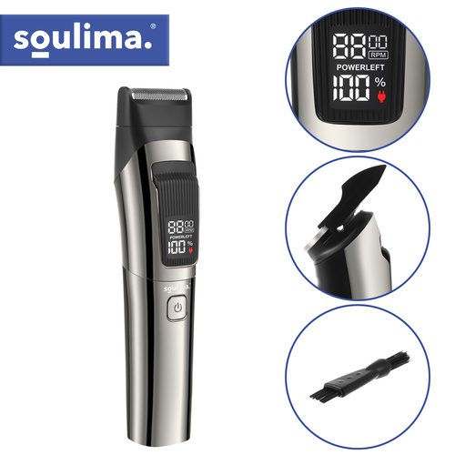 Hårtrimmer & Rakapparat 8-i-1 – Skäggtrimmer med USB-C & Display - Bild 19