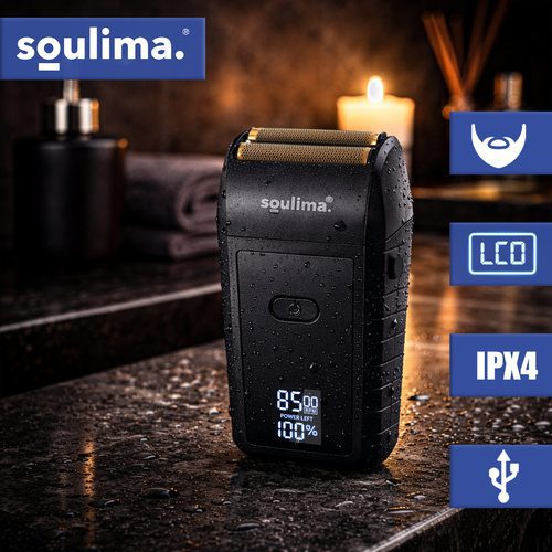Skäggtrimmer med LED-Display – Folierakapparat med USB-C - Bild 3