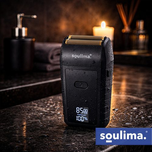 Skäggtrimmer med LED-Display – Folierakapparat med USB-C - Bild 14