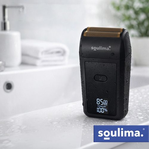 Skäggtrimmer med LED-Display – Folierakapparat med USB-C - Bild 17