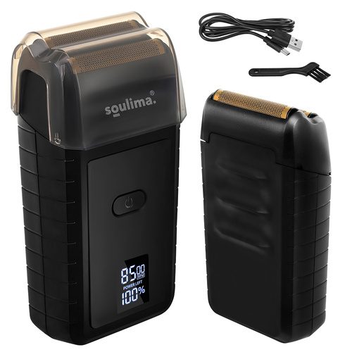 Skäggtrimmer med LED-Display – Folierakapparat med USB-C - Bild 21