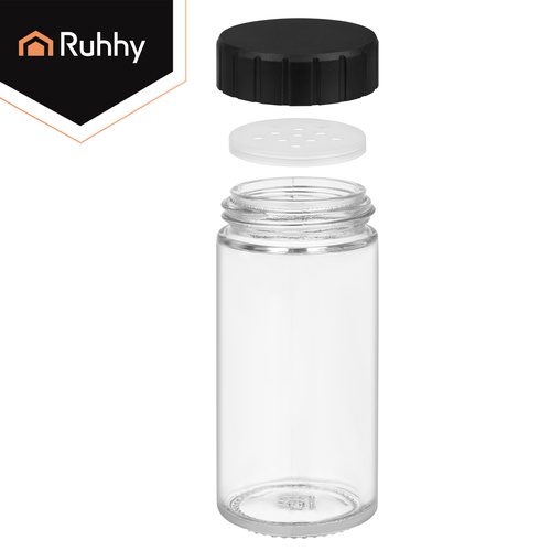 Kryddburkar 20-pack 90 ml – Roterande Kryddställ med Etiketter & Tratt - Bild 10