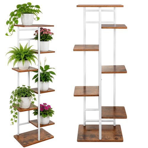 Blomställning 7 Nivåer 120 cm – Växtställ i Loftstil med Metallram