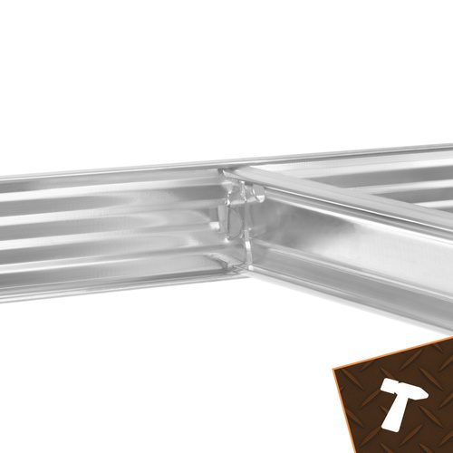 Förvaringshylla 180 x 100 x 60 cm – Metallhylla med 5 Justerbara Hyllplan, 3-i-1 & 1000 kg - Bild 15