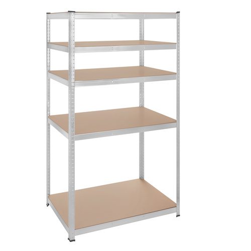 Förvaringshylla 180 x 100 x 60 cm – Metallhylla med 5 Justerbara Hyllplan, 3-i-1 & 1000 kg - Bild 21