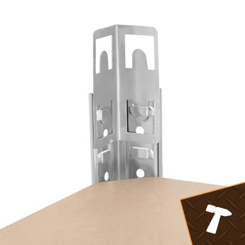 Förvaringshylla 180 x 100 x 60 cm – Metallhylla med 5 Justerbara Hyllplan, 3-i-1 & 1000 kg - Bild 11