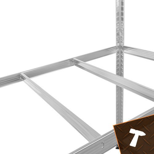 Förvaringshylla 180 x 100 x 60 cm – Metallhylla med 5 Justerbara Hyllplan, 3-i-1 & 1000 kg - Bild 12