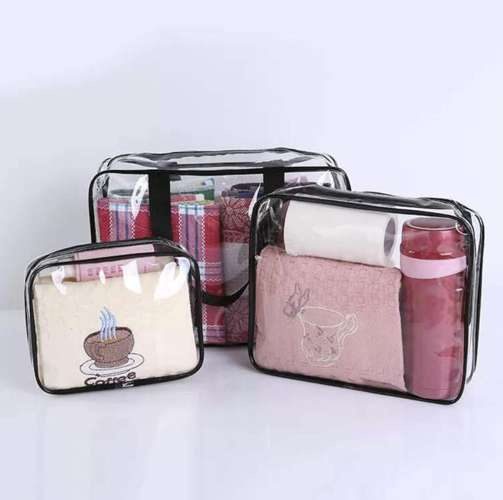 Transparent Sminkväska 3-i-1 – Necessär Set med 3 Vattentäta PVC-Väskor - Bild 4