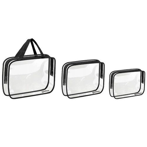 Transparent Sminkväska 3-i-1 – Necessär Set med 3 Vattentäta PVC-Väskor - Bild 9