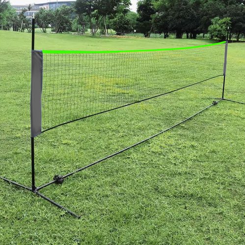 Alternative view of Justerbart Volleybollnät – Portabelt Sportnät för Badminton, Tennis & Volleyboll