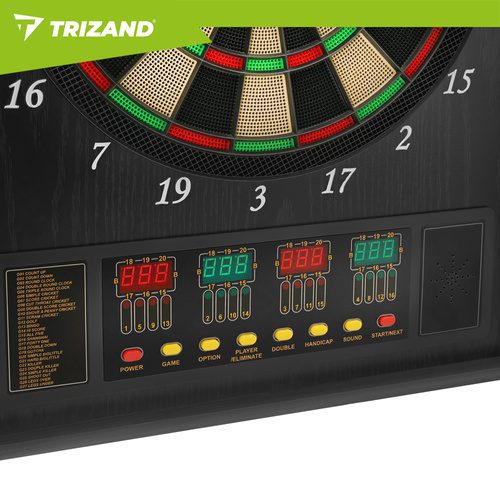 Elektronisk Darttavla med Skåp – Dartspel med 27 Spel, 243 Lägen & Automatisk Poängräkning - Bild 7