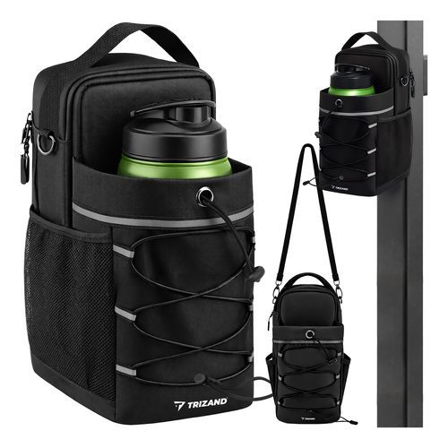 Magnetisk Sportväska 4,5 L – Gymväska med Flaskhållare & Mobilfack