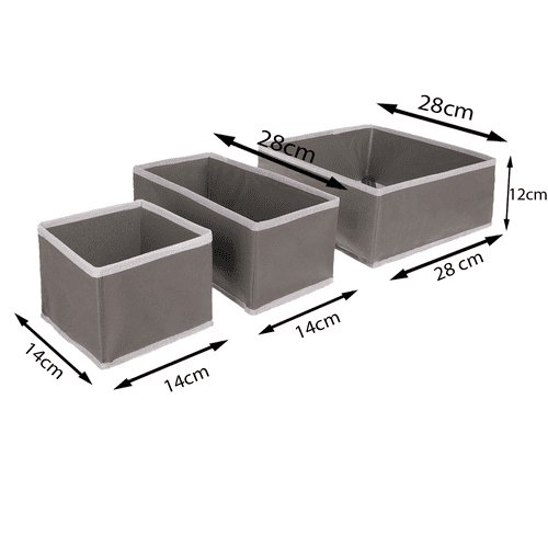 Alternative view of Underklädesorganisatör 6-pack – Lådorganisatörer för Underkläder & Strumpor