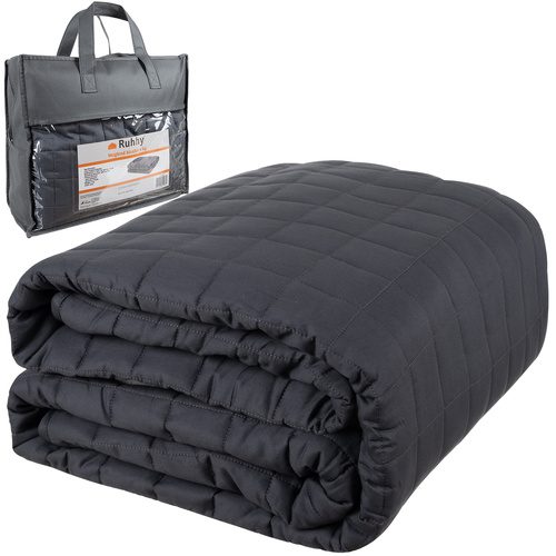 Tyngdtäcke 6 kg 150 x 200 cm – Vikttäcke med Glaspärlor & Förvaringsväska