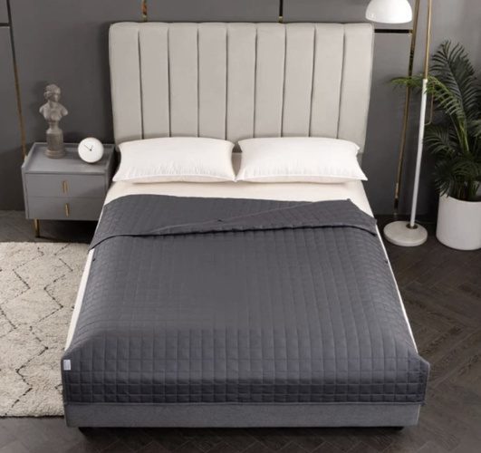 Tyngdtäcke 6 kg 150 x 200 cm – Vikttäcke med Glaspärlor & Förvaringsväska - Bild 3