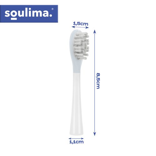 Tandborsthuvuden 2-pack för X800 – Mjuk & Medium - Bild 2