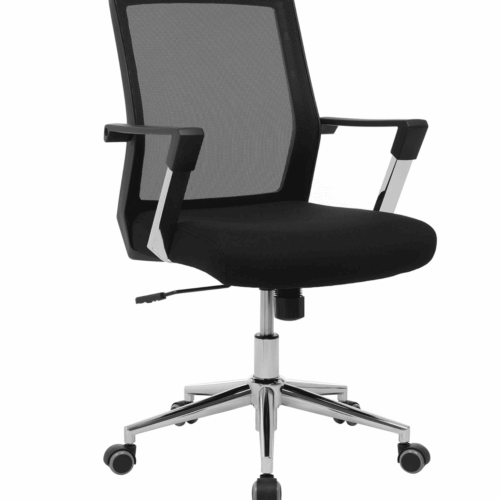 Ergonomisk Kontorsstol med Gungmekanism och Svalkande Nätöverdrag – Perfekt för Långa Arbetsdagar