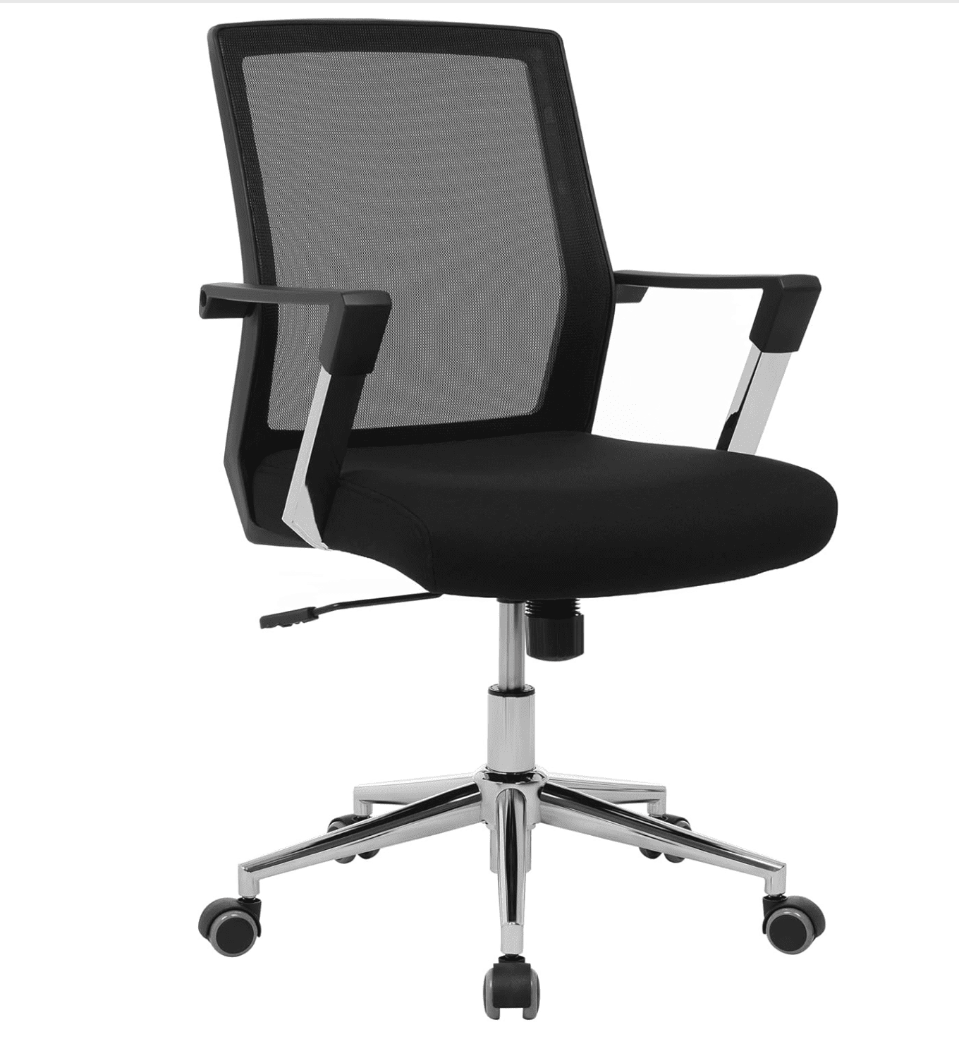 Ergonomisk Kontorsstol med Gungmekanism och Svalkande Nätöverdrag – Perfekt för Långa Arbetsdagar