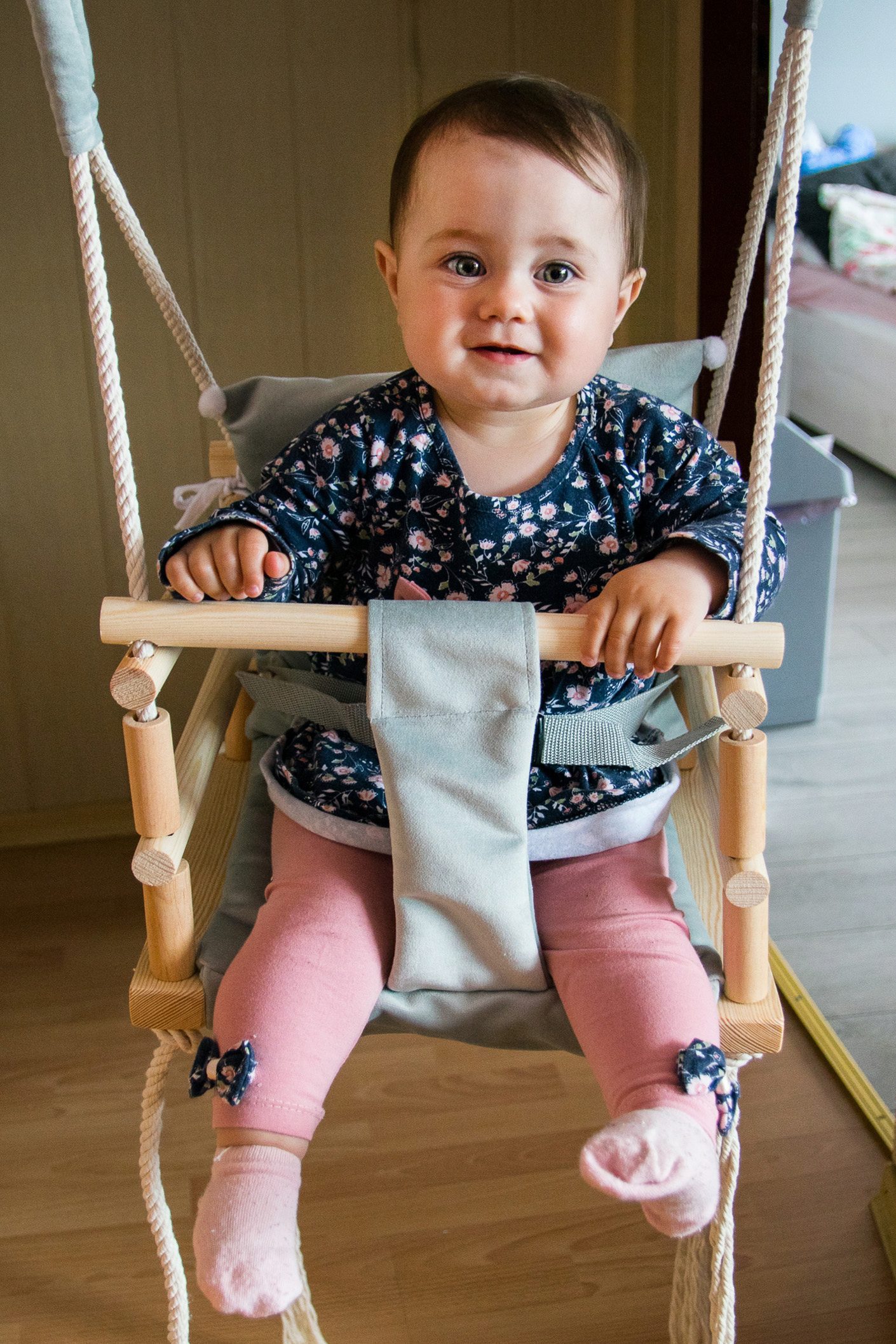 Gunga för barn – inomhus/utomhus, perfekt från 12 mån