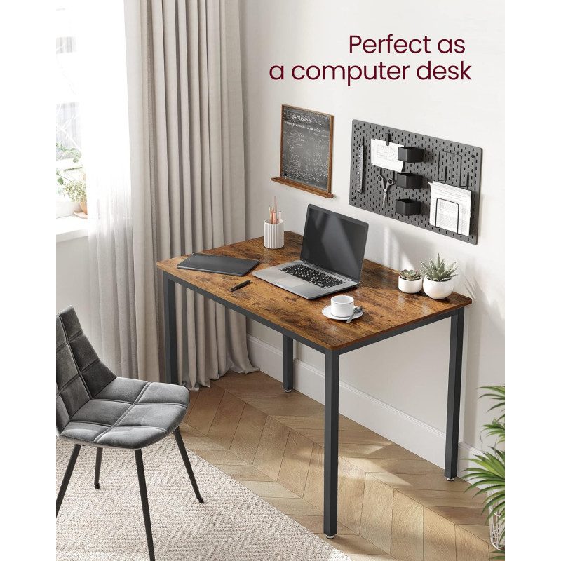 Matbord i Industriell Stil – Vintage Brun/Svart, 110 x 70 x 75 cm