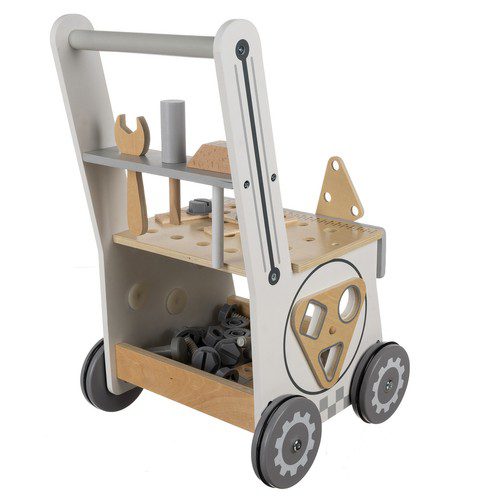 Barnens träverkstad – kreativ DIY-leksak med verktyg och arbetsbänk