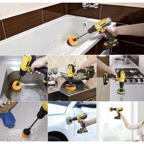 Multiset borstar för borrmaskin – 22 delar för effektiv rengöring