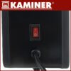 KAMINER Elektrisk Konvektor 2300W i Svart med WiFi-styrning, Fjärrkontroll, LCD och Timer – 70 × 43 × 12 cm