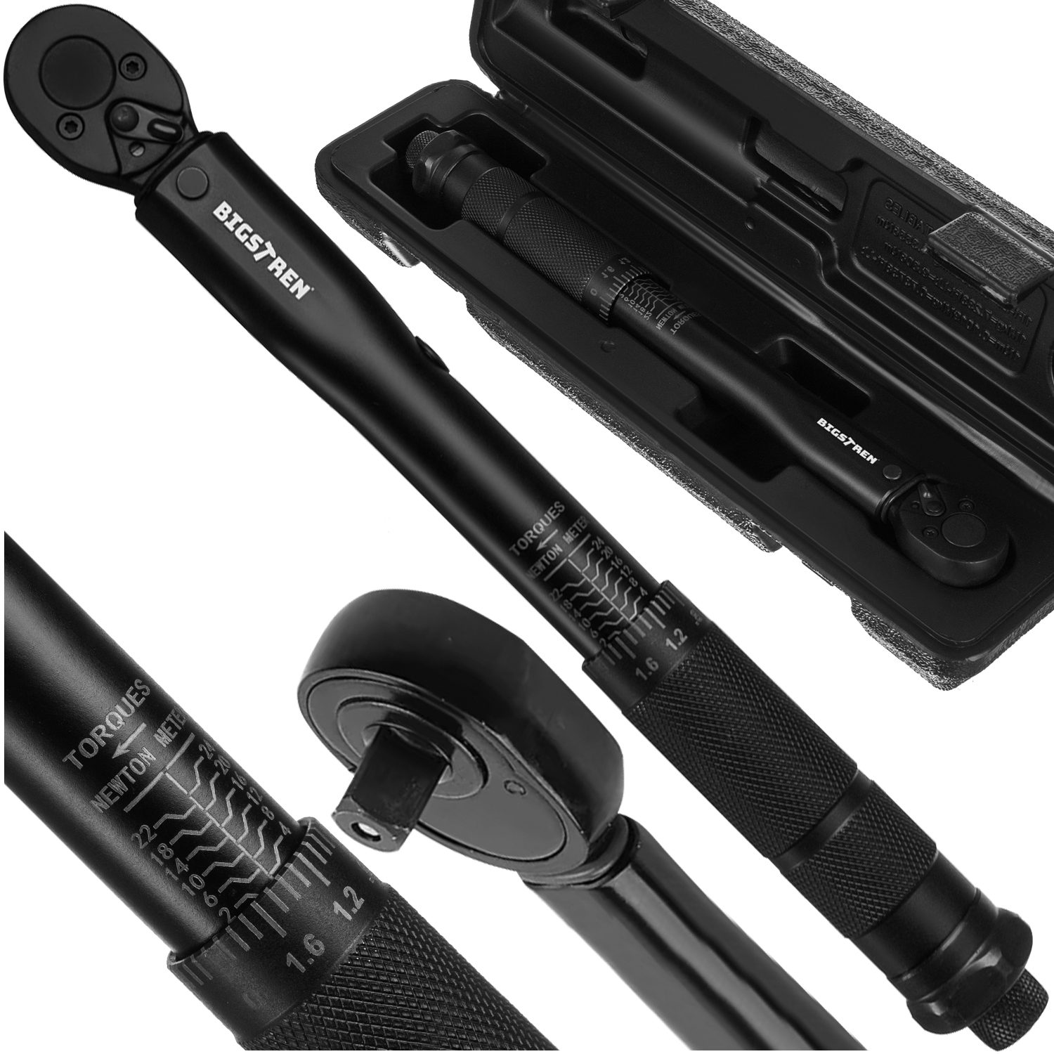 Precis momentnyckel 1/4” – 2–24 Nm, spärrfunktion och certifierad kalibrering