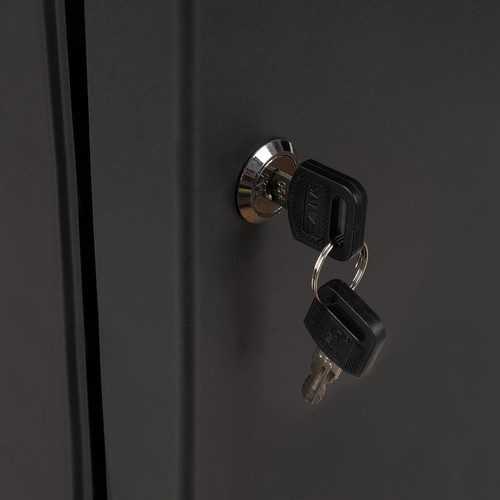 Nyckelskåp 48 krokar – komplett set med nyckelbrickor