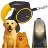 Retractable Hundkoppel 5 m med Inbyggd LED-lampa – För Medelstora Hundar 10–25 kg