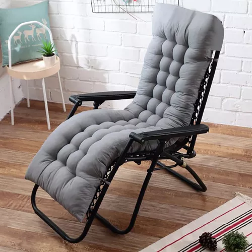 Tjock kudde för trädgårdsstol, strandstol, turiststol