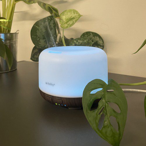 Aromdiffusor - LED-luftfuktare med fjärrkontroll