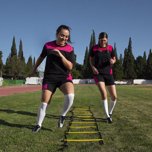 Koordinations- och snabbhetsstege – justerbar träningsstege upp till 6 meter