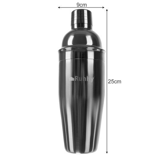 Bartenderset 6 delar – professionell 750 ml cocktailshaker