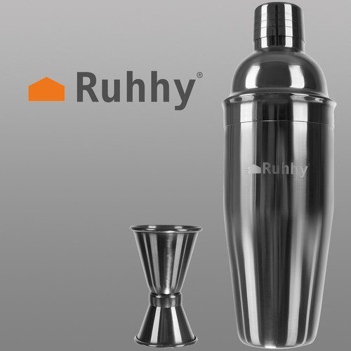 Bartenderset 6 delar – professionell 750 ml cocktailshaker