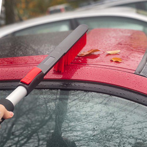 Snöborste & isskrapa 103 cm – teleskopisk fönsterskrapa