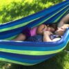 Bekväm Hängmatta 240 × 150 cm – Idealisk för Terrass, Camping & Resa
