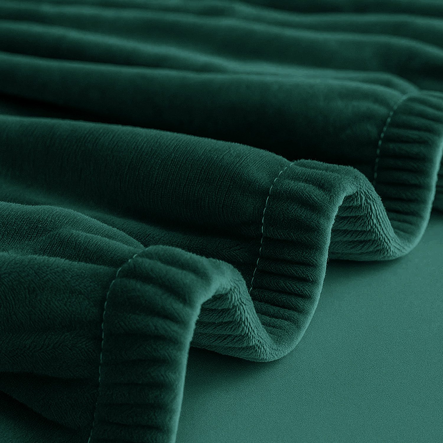 Vattentätt Sofföverdrag i Elastisk Velour – Grön, Passar 145–185 cm